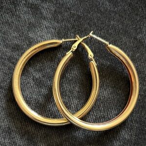 Elegant Gold Hoop Earrings